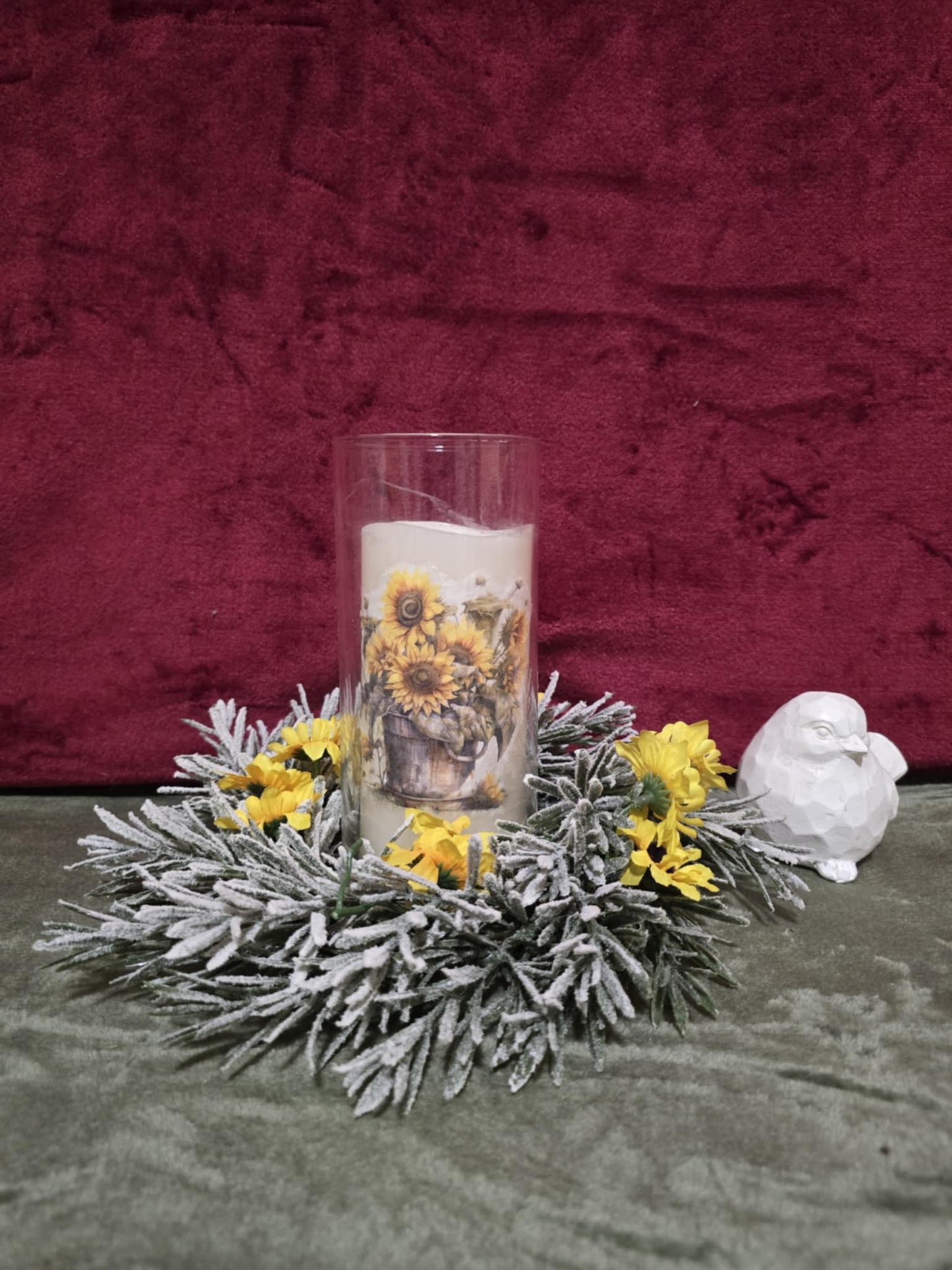 Sunflower Candle