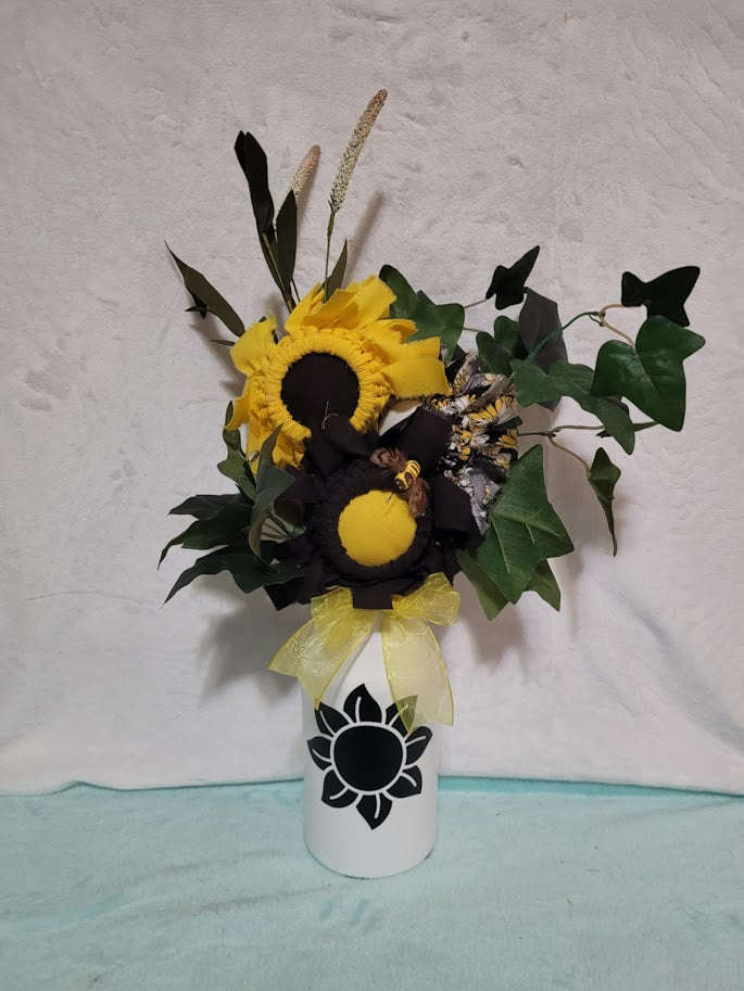 Sunflower vase